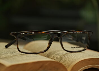 Montblanc Rectangular Eyeglasses MB0086O - Phiên bản gọng kính nhựa Montblanc cao cấp DSCF4928 scaled 1