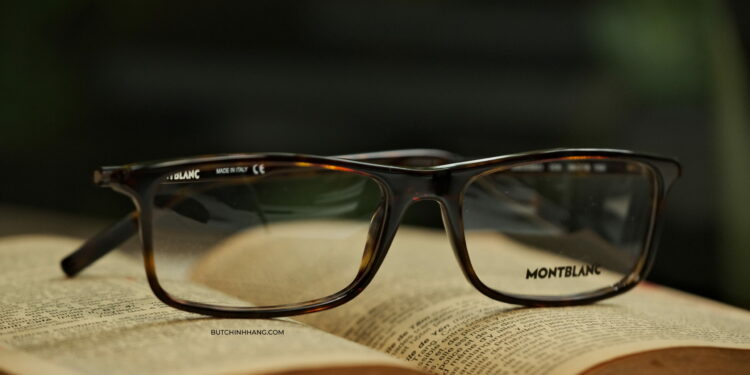 Montblanc Rectangular Eyeglasses MB0086O - Phiên bản gọng kính nhựa Montblanc cao cấp DSCF4928 scaled 1